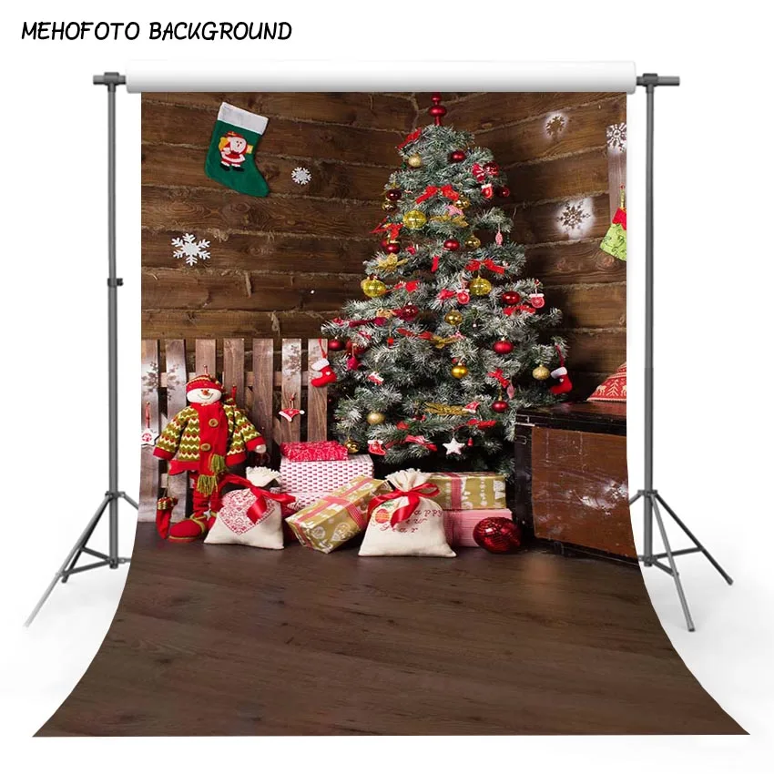 

Seamless Christmas Photography Backdrops Customized Computer Printed Vinyl Background Christmas Photo Backgrounds Props ST-617