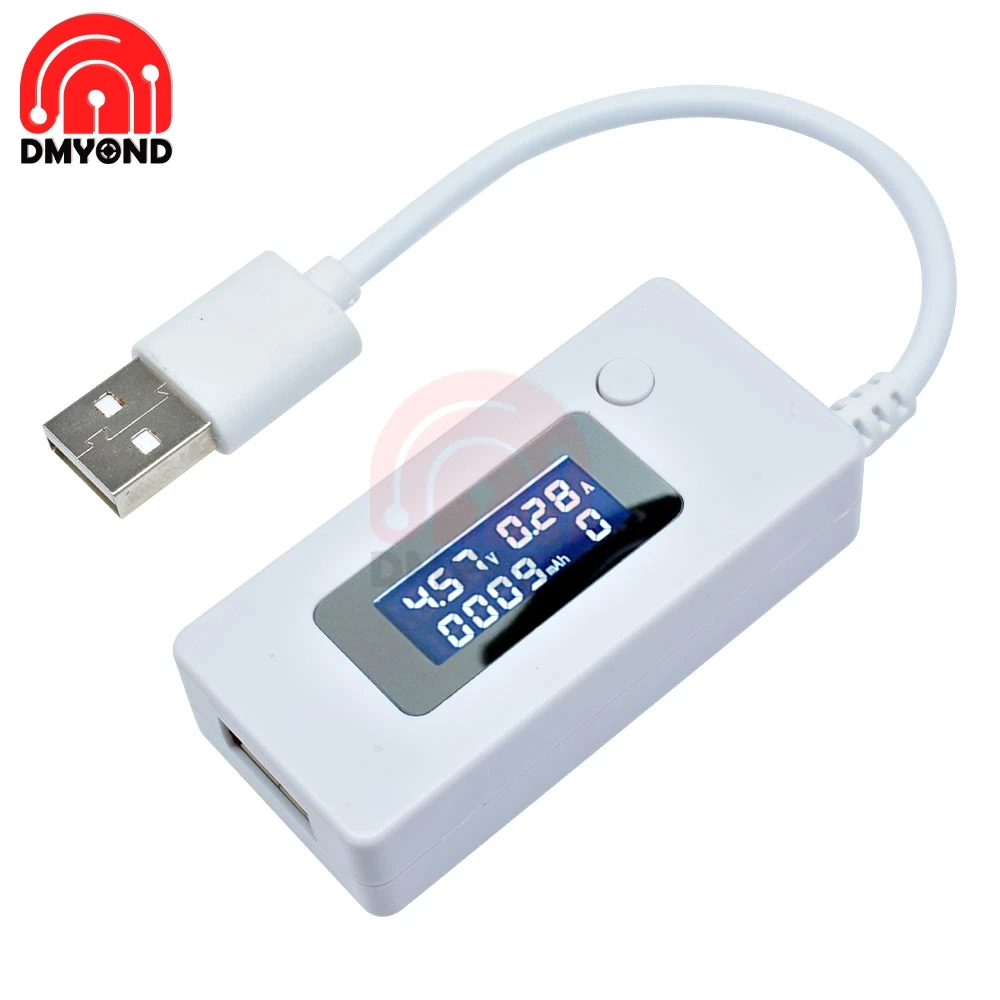 LCD Backlight USB Current Voltage Charging Capacity Tester Meter Charger Doctor Voltmeter Ammeter Monitor Detector Mobile Phone