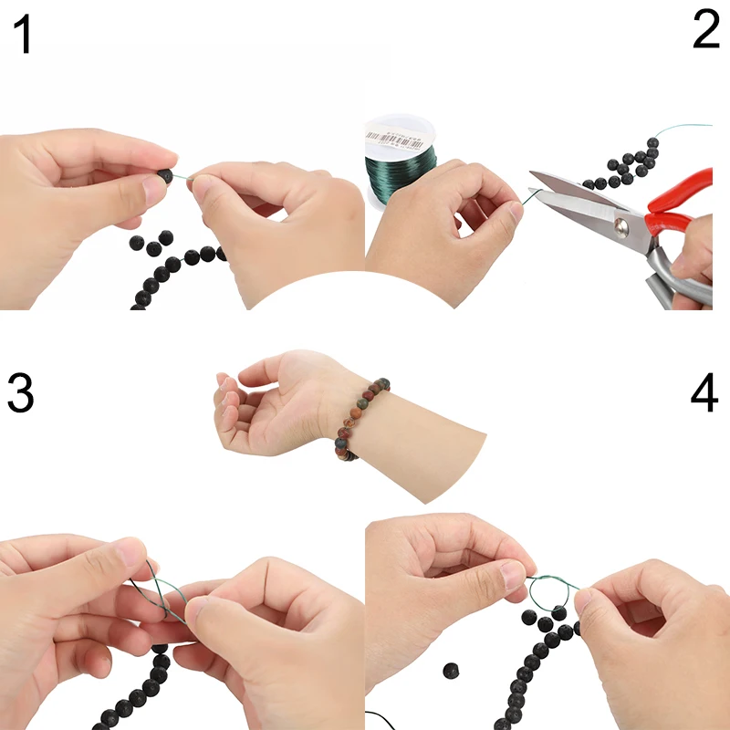 الحجر الطبيعي متجمد اللابرادوريت لارفيكيت القمر الجولة فضفاض الخرز لصنع المجوهرات الإبرة سوار لتقوم بها بنفسك ستراند 4-12 مللي متر #6