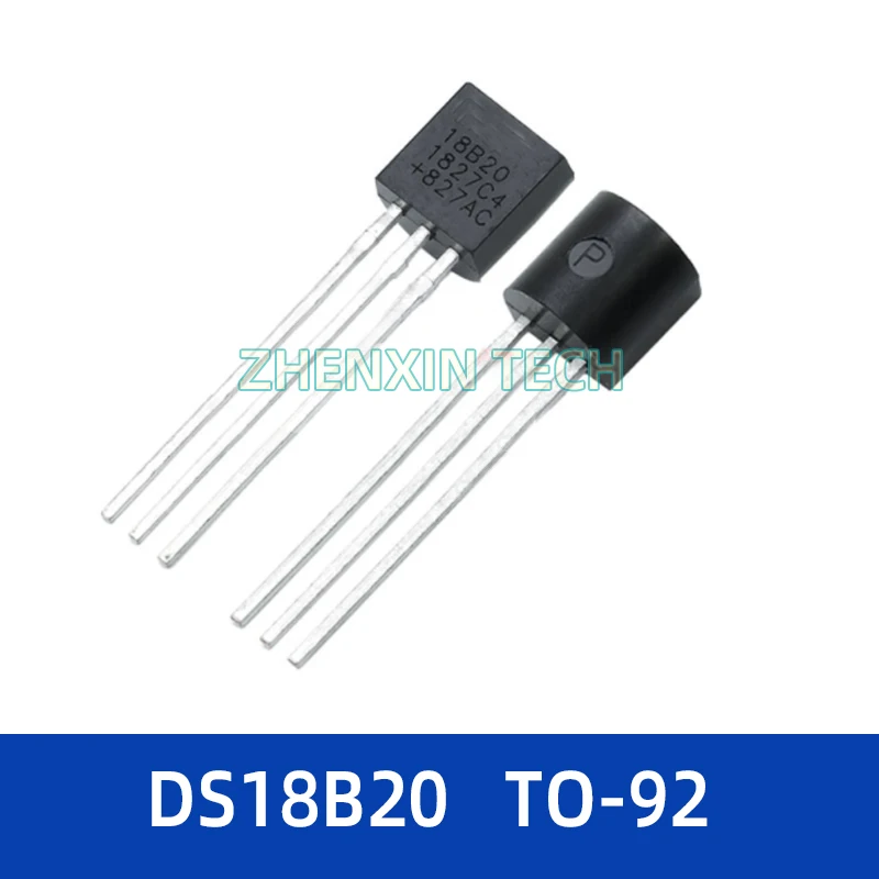 10PCS/LOT DALLAS DS18B20 TO92 18B20 TO-92 IC CHIP Thermometer Temperature Sensor 18b20 Diy Electronic