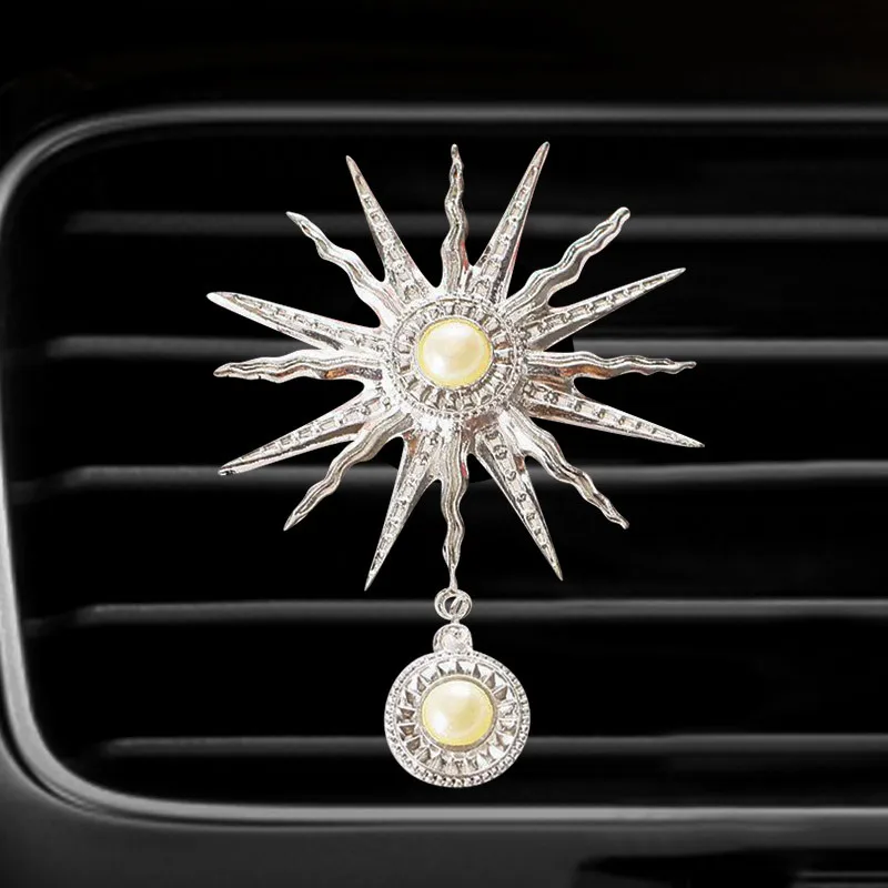 The sun Style car air freshener perfume bottle diffuser in the auto Air conditioner outlet vent air Perfume clip