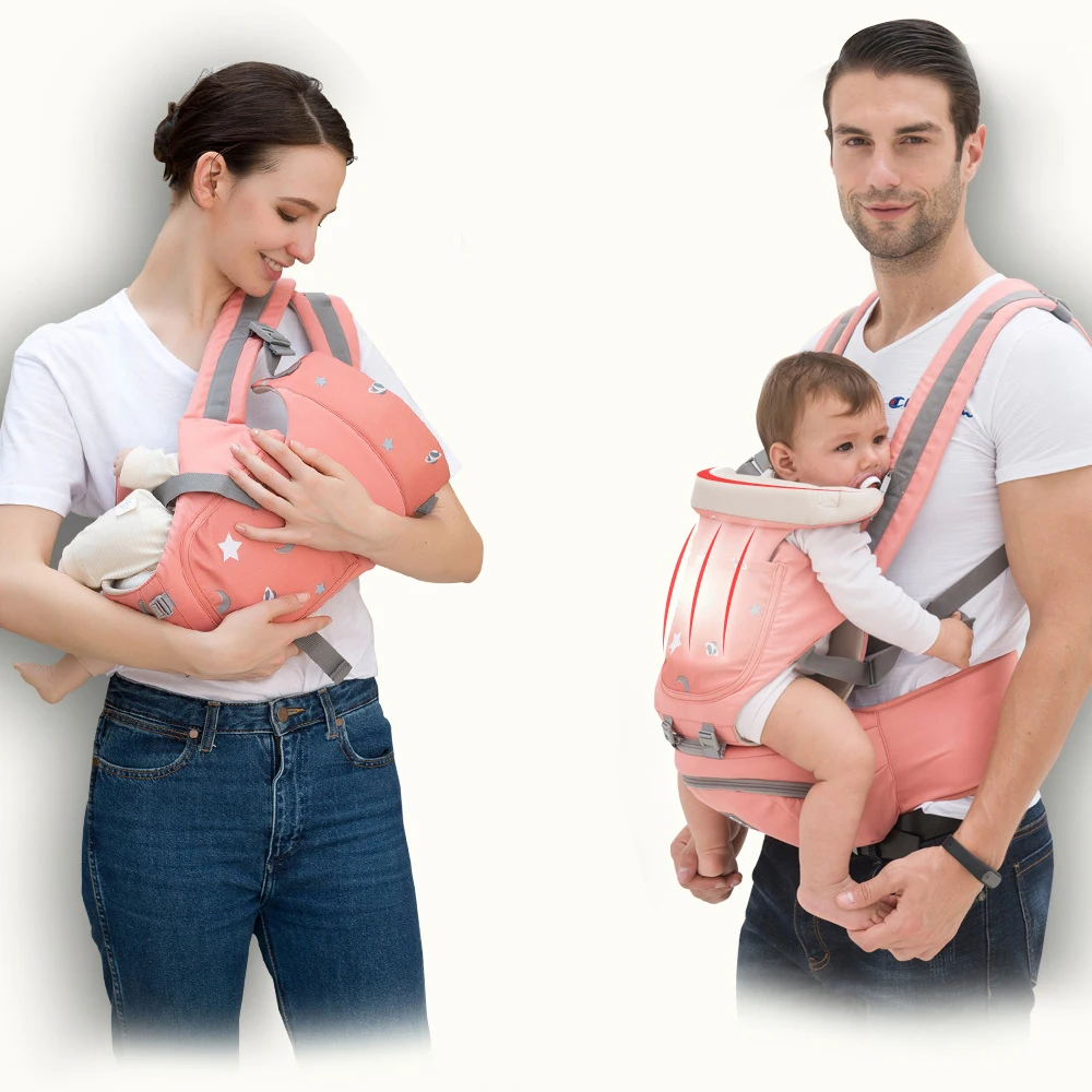 Ergonomic Baby Carrier Waist Stool Infant Kid Baby Hipseat Sling Wrap Carrier for Baby   Travel Hold Waist Belt Backpack Carrier