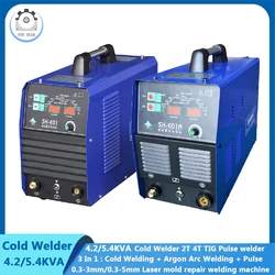 4.2KVA/5.4KVA Precision Digital Cold Welding Machine Argon Arc Welding TIG 2T-4T Pulse Welder Laser Mold Repair Welding Machine