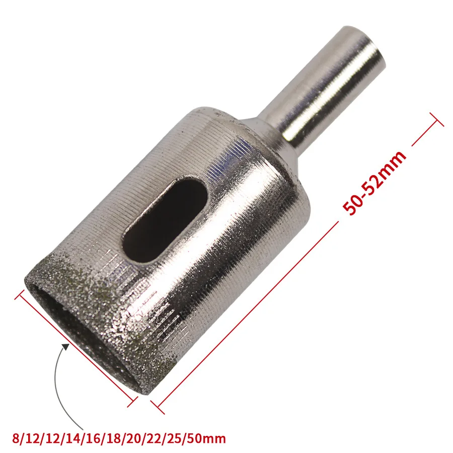 Imagem -03 - Ferramenta de Diamante Broca Buraco Saw Conjunto para Vidro Cerâmica Mármore 850 mm Pro Alta Qualidade Diamante Brocas Conjuntos de Ferramentas Novo 10 Peças