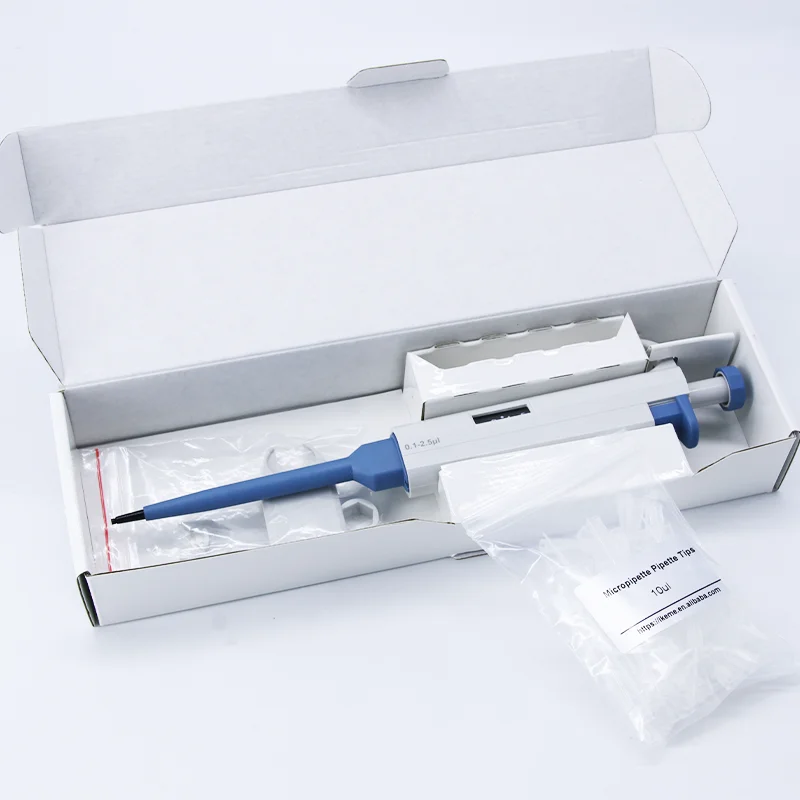 IKEME Laboratory Pipette 0.1-10ml Pipeta Single Channel Manual Adjustable Digital Micropipette Lab Equipment Pipettes