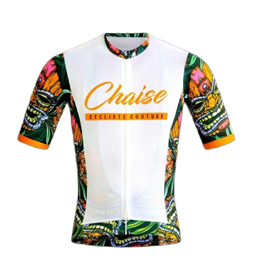 

2021 chaise cycling jersey summer men short sleeves bicycle clothing maillot ciclismo team bike road riding apparel race shirts