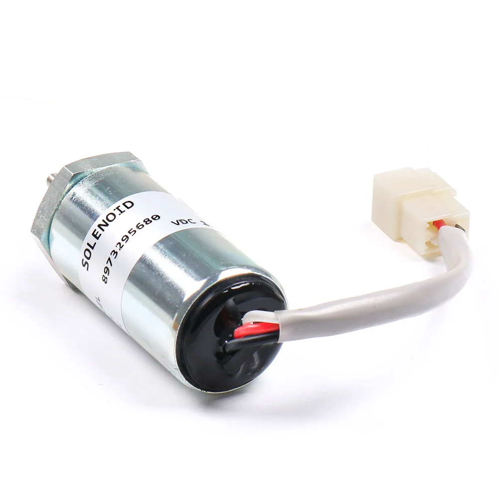 897329-5680 굴삭기 엔진 정지 솔레노이드, ISUZU EX400 3LD1 3LD2 4LE1 12V 연료 차단 솔레노이드 8973295680