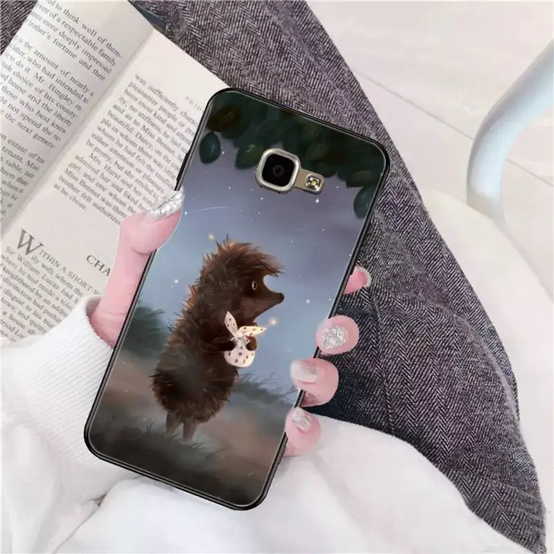 FHNBLJ Bright Hedgehog In The Fog Phone Case for Samsung A51 01 50 71 21S 70 31 40 30 10 20 S E 11 91 A7 A8 2018