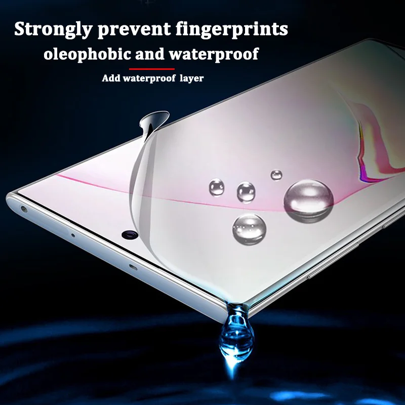 Hydrogel Film on the Screen Protector For Samsung Galaxy S10 S20 S9 S8 S21 Plus Ultra S20 FE 5G Screen Protector For A51 A71