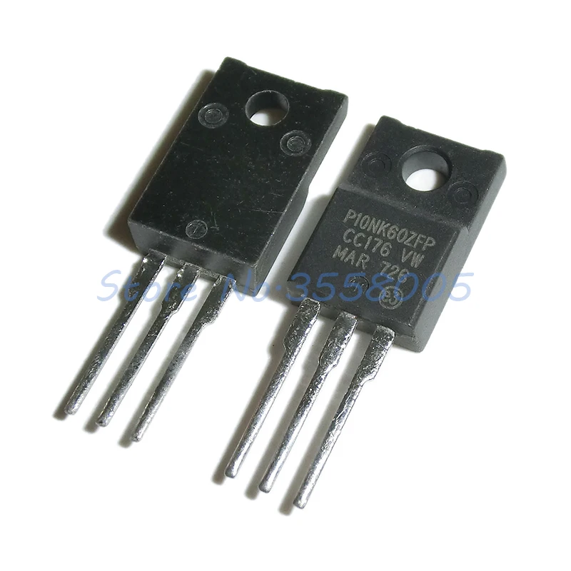 5Pcs/lot P10NK60ZFP STP10NK60ZFP TO-220F