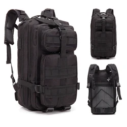 Mochila de nylon tática para homens, Molle Bag, Mochilas esportivas, ao ar livre, caminhadas, camping, viagem, pesca, caça, 20L, 25L, 1000D, 3P