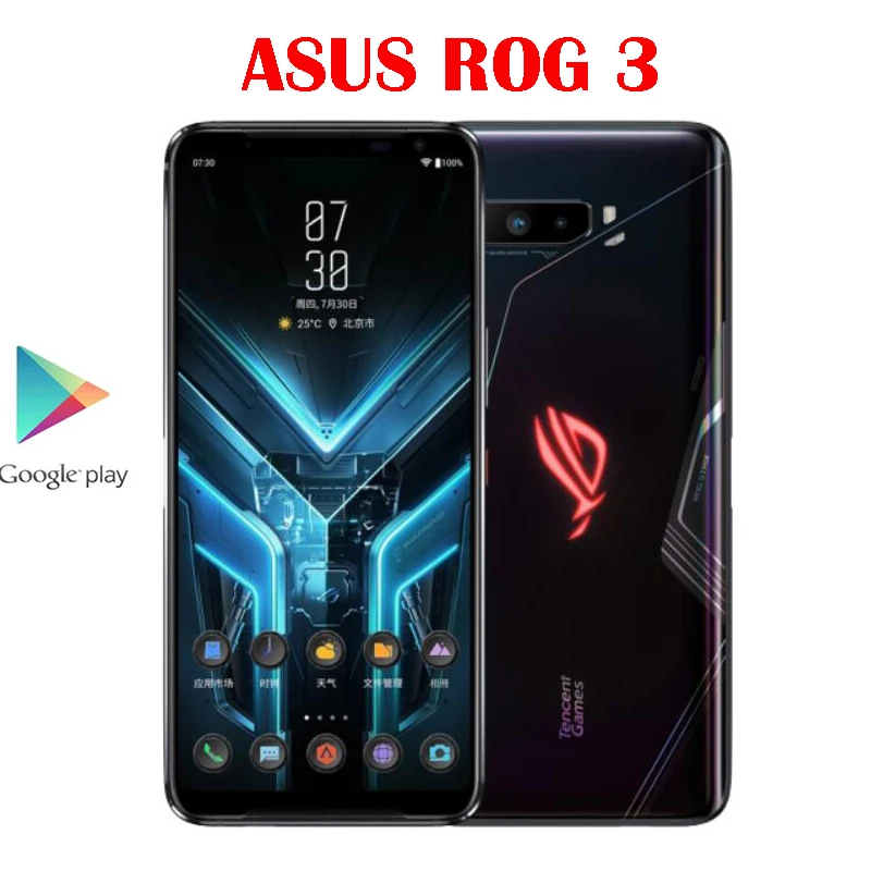 Global ROM Asus ROG Phone 3 5G Gaming Phone Snapdragon 865/865