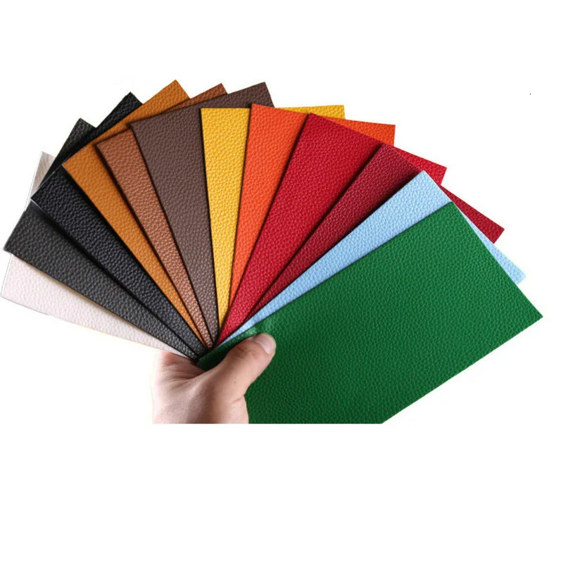 

1pc PU Leather Rectangle Patches Stick-on Apparel Sewing Fabric Multicolor Self Adhesive Patch For Leather Clothes Pants Sofa