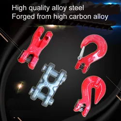 High strength hoisting Grade 80 angle hook lifting chain regulator claw hook with wing H-type connector