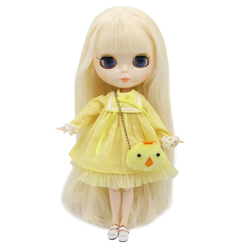 ICY DBS Blyth doll White Skin Glossy face Matte face Joint body with hand set A&B 1/6 bjd suitable diy makeup Special price