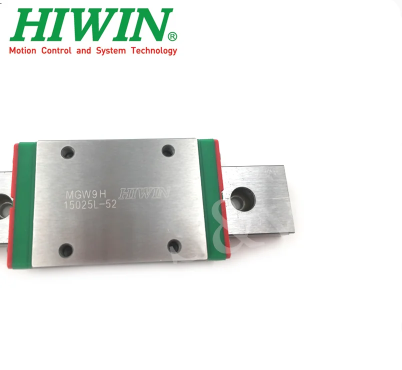 Original Hiwin Linearführung MGW9 150 200 250 300 330 350 400 450 500 550 600 mm MGWR9 Schiene passend zu MGW9C MGW9H Blockwagen CNC – Detail 9