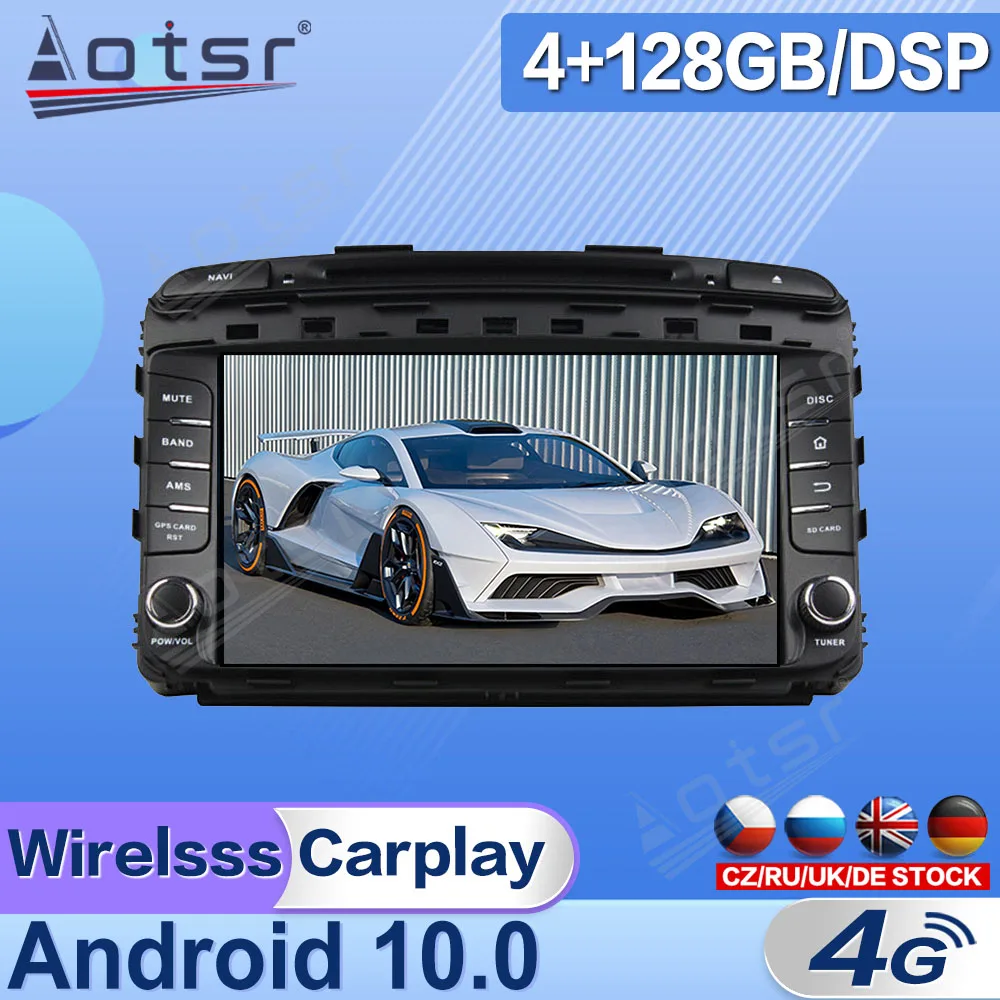 

android For KIA SORENTO 2015 - 2020 Car Stereo GPS Nagavition Tape Recorder Car Multimedia Player Recorder Video Auto Head Unit