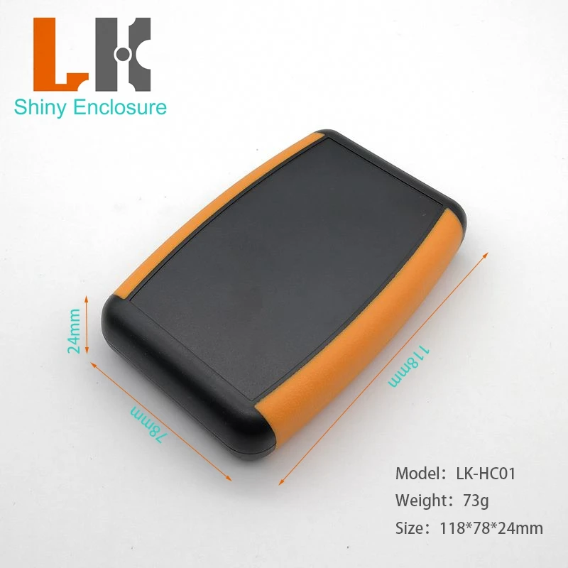 LK-HC01 Plastic Project Box Handheld Enclosure for Electronics Projects Electrical Junction Box 118x78x24mm