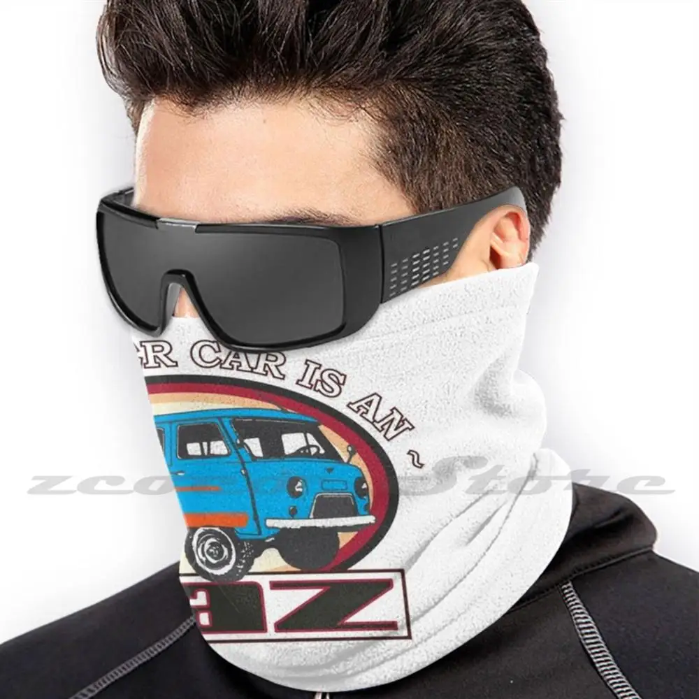 La mia altra auto è una maschera filtrante Pm2.5 personalizzata di tendenza lavabile Off Road Car Geeky divertente 4X4 Russian Vaz [az Lada Abtoba3