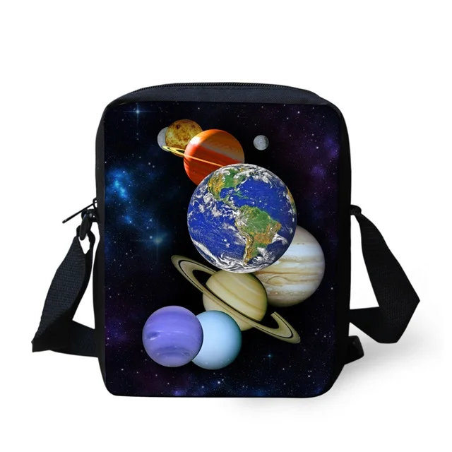 Universe Space Printed School Bag Set para crianças, mochila grande, mochila para alunos do meio, mochila, 3pcs