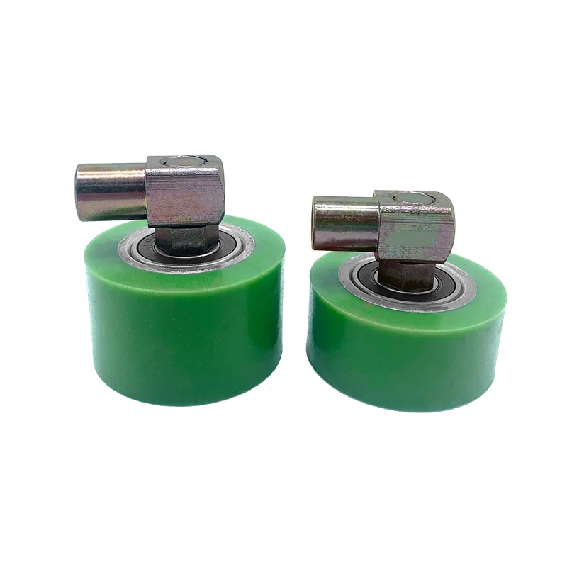 10 قطع من ماكينة تغليف باربران عجلة مطاطية مستوردة من مادة السيليكون مع عمود سبع كلمات ولا تحتوي على رمح #2