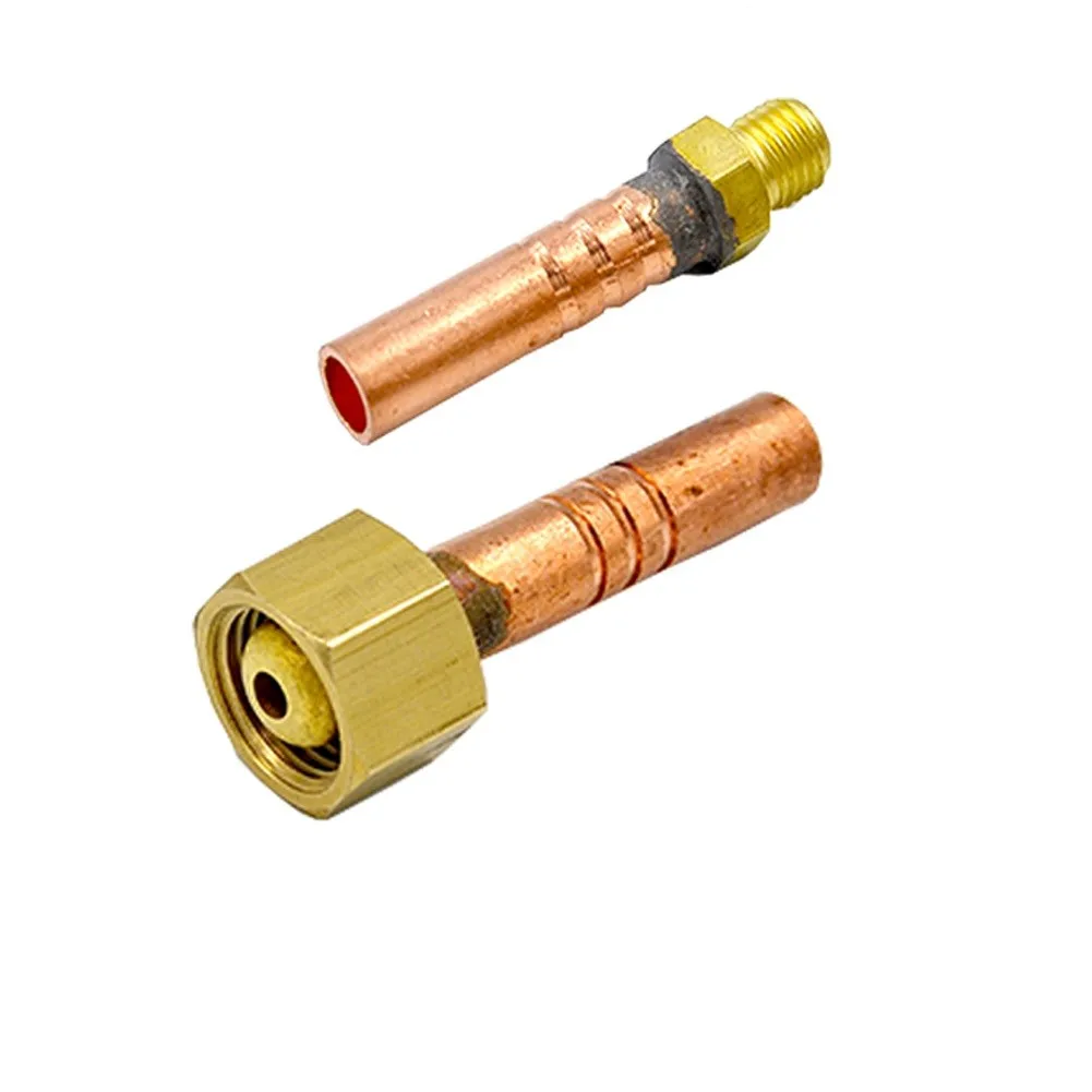 Conector de ajuste de soplete de soldadura frontal, tuerca de Cable, tornillo, accesorios para equipos de soldadura, 8mm, M16 x 1,5mm, 2 unidades