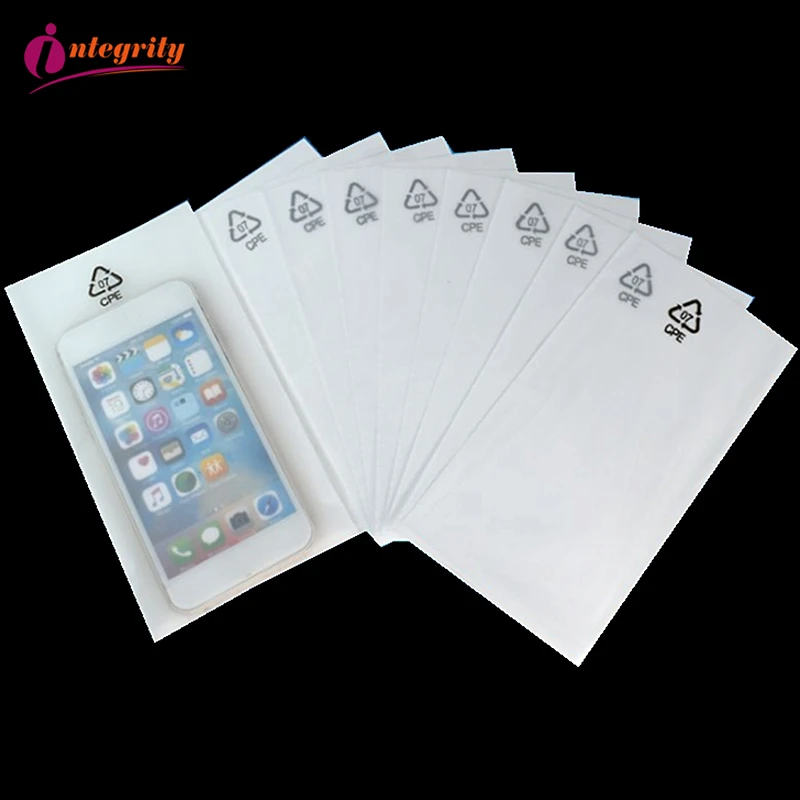 INTEGRITY 1000 pcs/lot 7*14cm CPE Frosted Plastic Storage Bags Merchandise Electronics Gift Bag CPE Bags  Open Top