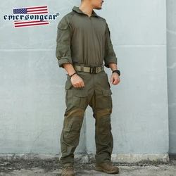 Emersongear Tactical G3 Combat Uniform Sets Shirts Pants Upgraded Version Mens BDUTraining Suit Duty Cargo Trouser Tops Nylon RG