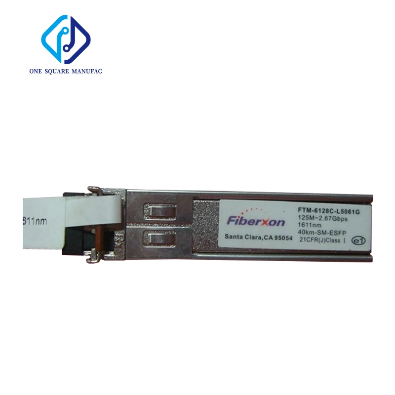 

Fiberxon FTM-6128C-L5061G 125M-2.67G-1611NM 40KM-SM-ESFP Optical Fiber Transceiver