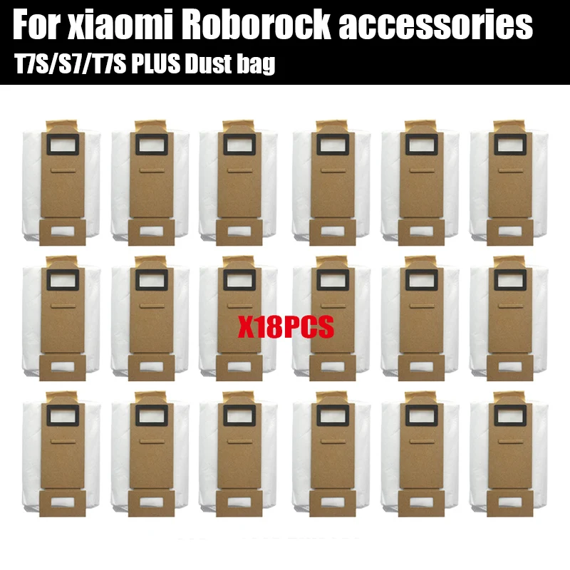 Dành Cho Xiaomi Roborock T7S T7SPULS S7 S70 S7MAX S7 MAXV Hút Phụ Kiện Túi Bụi Thay Thế Nhà Robot Phụ Tùng