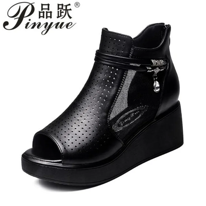 Fashion Womens Shoes  Sandals  Suit Female Open Toe shoes Large Size 33--41 Summer Heels Clogs Wedge Luxury