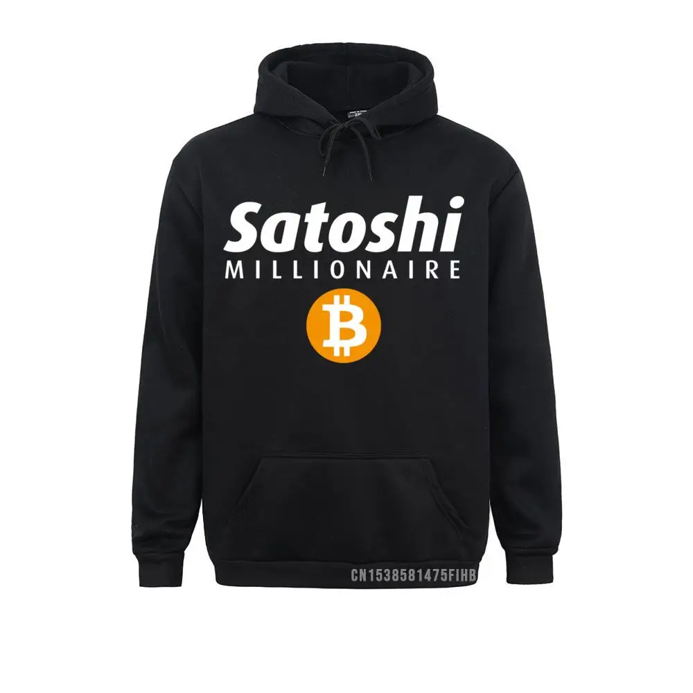 Satoshi Millionaire Funny Crypto Bitcoin Sweatshirt Hoodies 2021 Popular Crazy Long Sleeve Men Sweatshirts Personalized Hoods