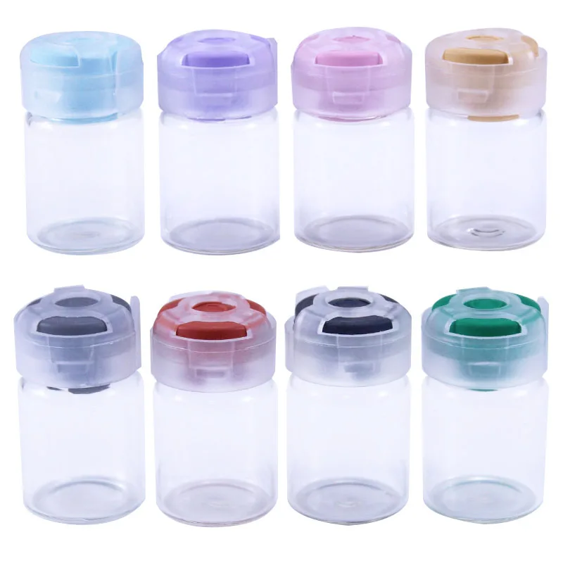 New Arrival 360pcs/lot  Wholesale 5ml 8ml 10ml Small Clear Glass Serum Vials Essential Oil Sealed Sterile Medicine Bottle