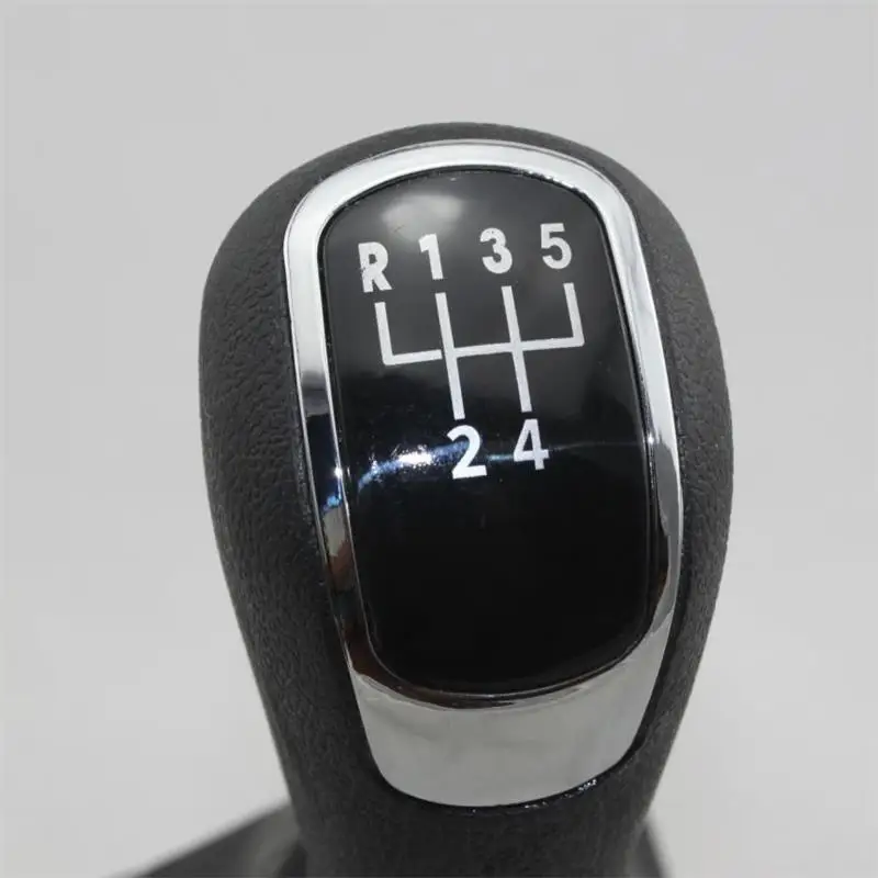 For Skoda Superb 2 MK2 2008 2009 2010 2011 2012 2013 Car-Styling 5 Speed Car Stick Gear Shift Knob Leather Gaiter Boot