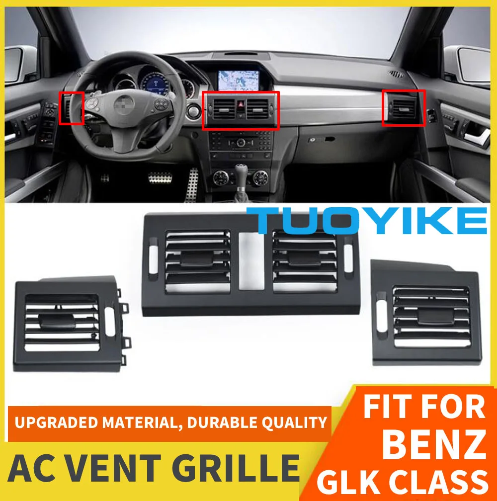 Car AC Front Left / Right Console Center Rear Air Conditioner Vent Grille Cover Panel For Mercedes BENZ X204 GLK 220 250 300 350