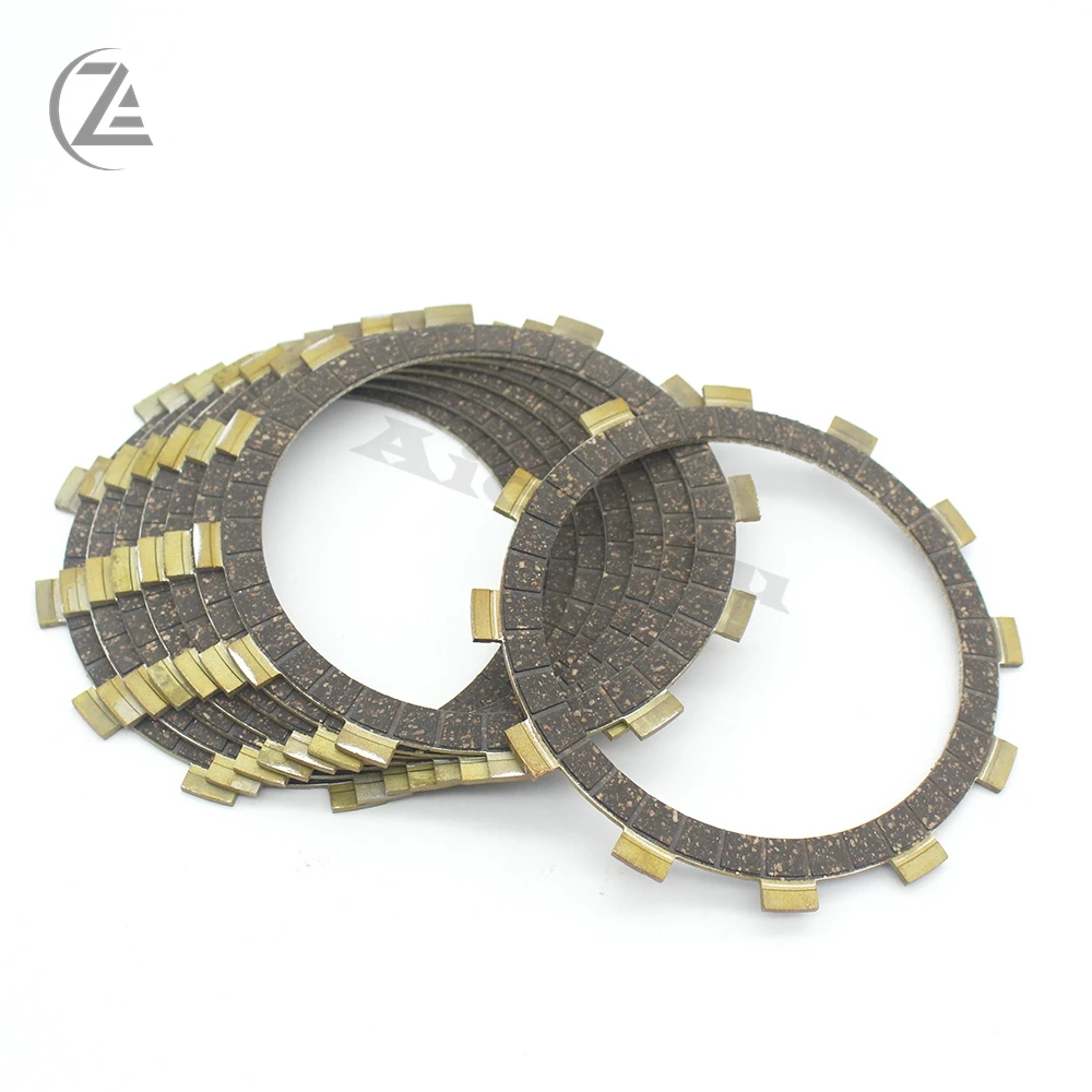 ACZ Motorcycle 8Pcs Clutch Friction Plates Engine Parts Cork Clutch Frictions Plate Kit For YAMAHA XJR400 00-15 FJ600 FZ600