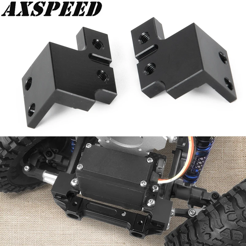 

AXSPEED передний поднимающий сервопривод, фиксированный кронштейн из алюминиевого сплава для 1/10 RC гусеничного автомобиля, осевой SCX10 II 90046, аксессуары