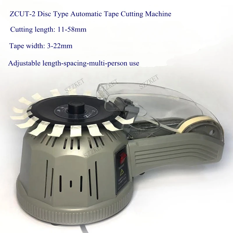 Turntable Disc Tape Machine Double Sided Tape High Temperature  Automatic Cutting Tape ZCUT-2