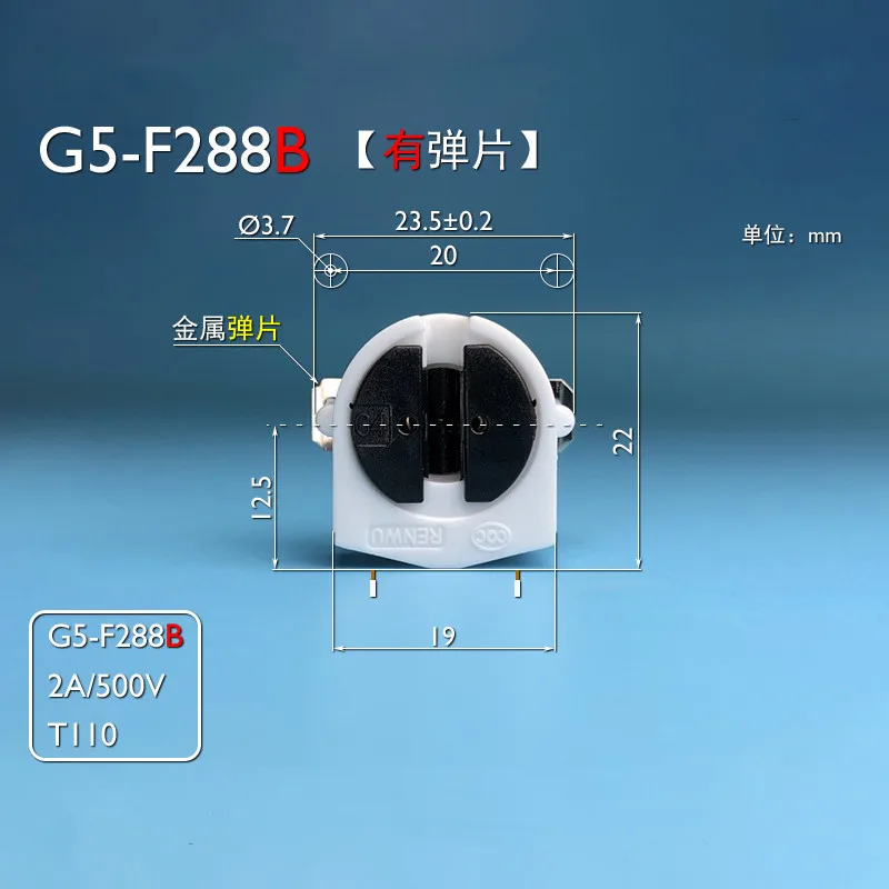 2 stücke G5-F288B leuchtstofflampe halter LED T5 lampe rohr