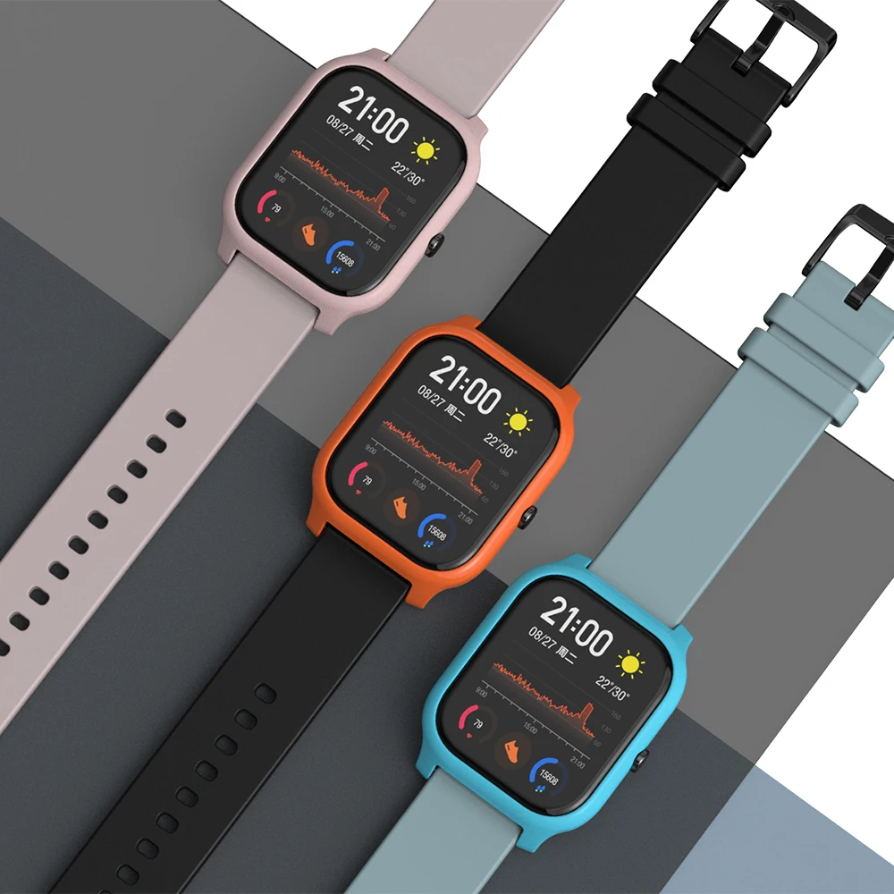 Защитный чехол для Amazfit GTS, защитный бампер с полным покрытием из ТПУ, защитный чехол для Huami Amazfit BIP/1S, аксессуары