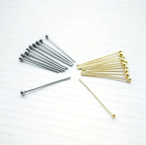 100Pcs The Latest Stainless Steel Bead Earrings Needle of Many Specifications of DIY Craft Accessories