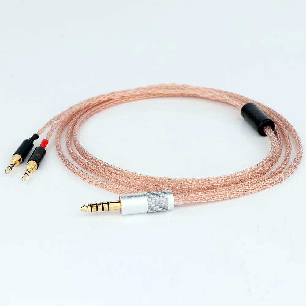 16 Cores 4.4mm 4 pin Xlr 2.5mm Headphone Earphone Cable For 3.5 Hifiman Ananda sundara HE1000se HE6se he400 Z7M2