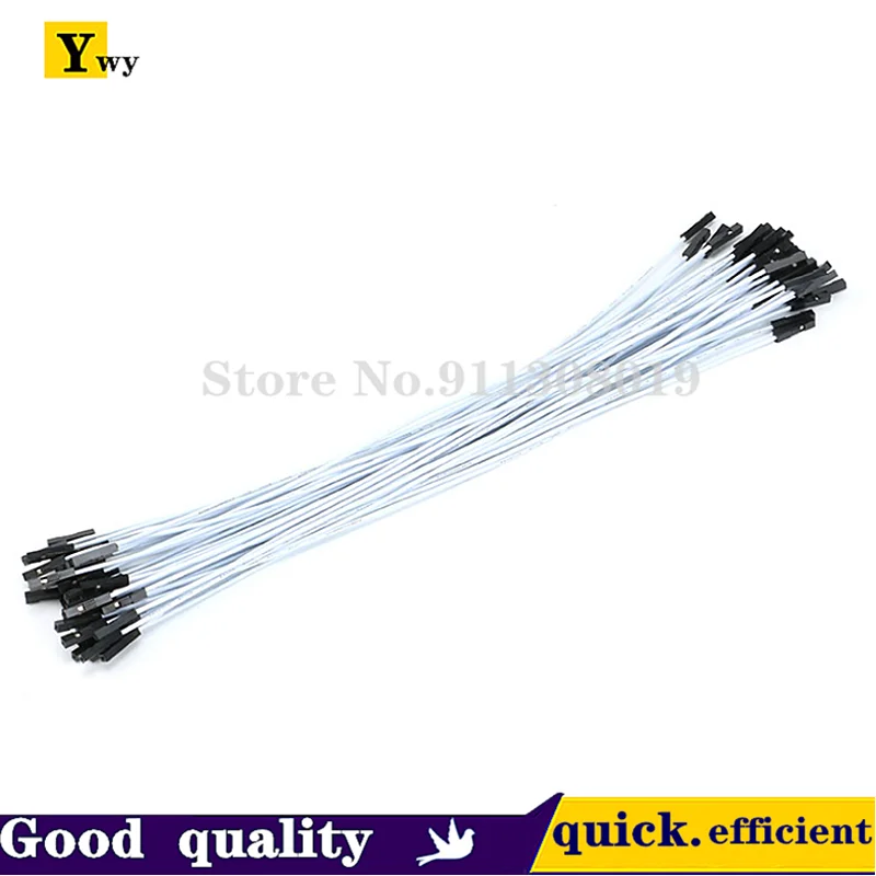 20PCS Color High-end 1P 22awg Soft silicone cable dupont wire cable Male/female 10/20/30cm for Arduino computer fan