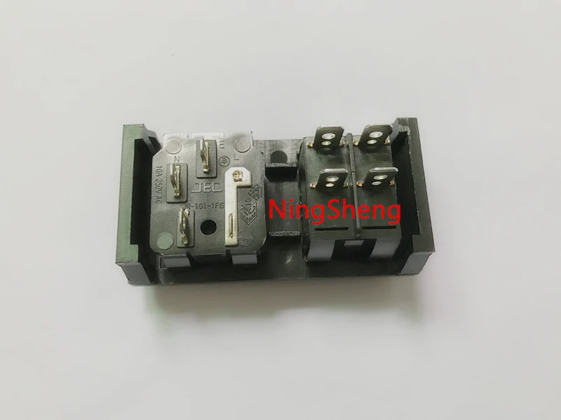 Original new 100% JR-101-1FSC-02 with large rocker switch two in one power socket rocker switch 10A 250VAC