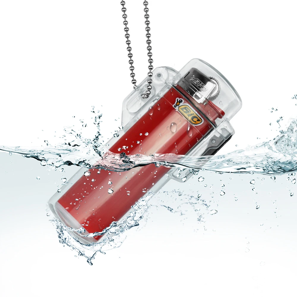 Waterproof Lighter Case High Grade Plastic Gas Oil Lighters Sleeve for BIC J3 Lighter Smoking Accessories Men's Gadget Gift