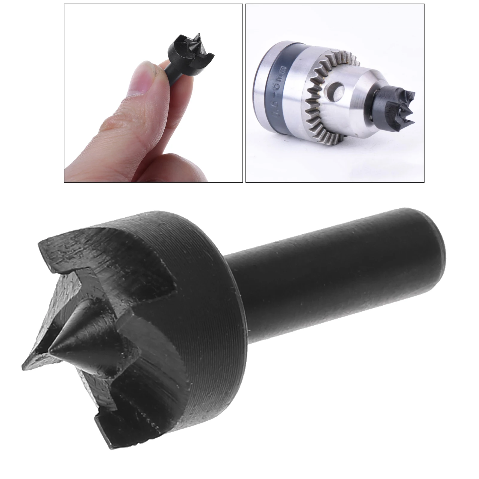 14MM Mini Portable Tungsten Steel Plum Blossom Thimble Drill Bit Mini Lathe Machine Accessories for DIY Woodworking