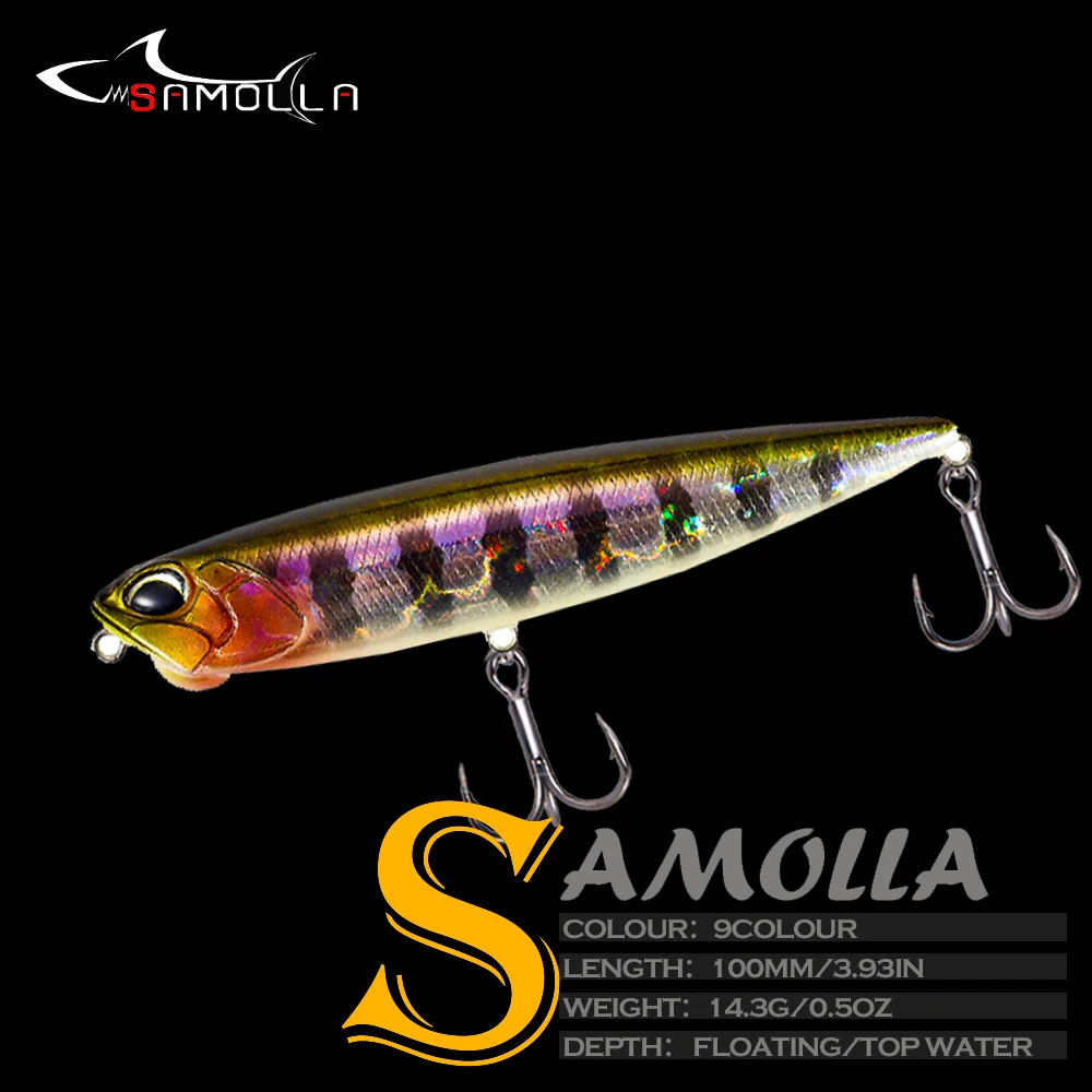 

Fishing Lure Pencil Floating Topwater Bait Wights 14.3g Pesca Trolling Wobblers For Pike Fish Isca Artificial Baits Tackle Lures