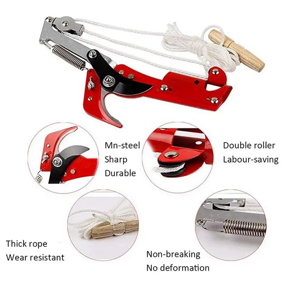 High-altitude Extension Lopper Branch Scissors Extendable Fruit Tree Pruning Saw Cutter Garden Trimmer Tool Drop Shipping