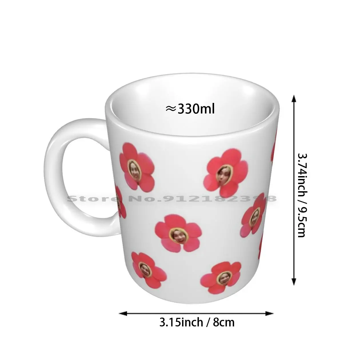 J-Hope Flower Ceramic Mugs Coffee Cups Milk Tea Mug J Hope Jhope Hobi Hoseok Jung Hyung Kpop Kdrama Flower Daisy Hope Jimin