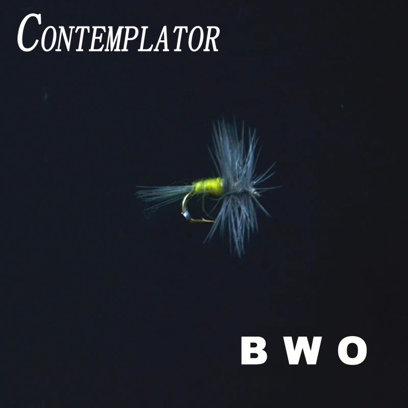 KONTEMPLATOR 16 #   5 sztuk NIEBIESKIE SKRZYDŁA OLIWKOWE imitujące wylęg rodzaje baetis nimfy mayflies wędkarstwo muchowe pstrąg powszechnie używane suche muchy